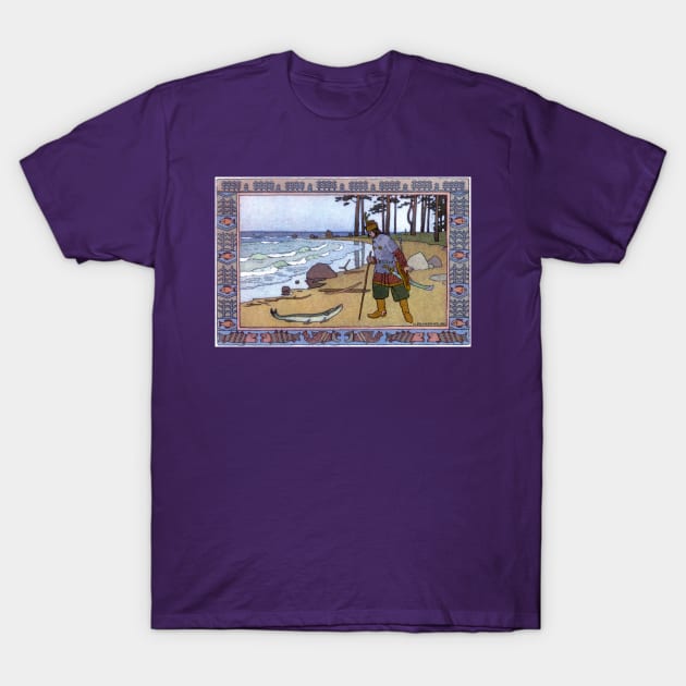 Prince Ivan and the Pike - The Frog Princess - Ivan Bilibin T-Shirt by forgottenbeauty